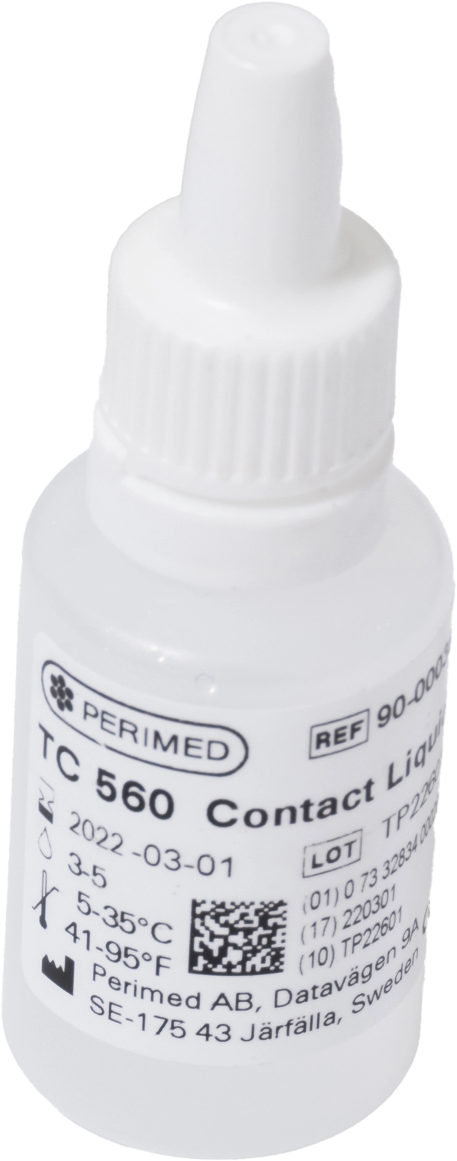 TcpO2 contact liquid